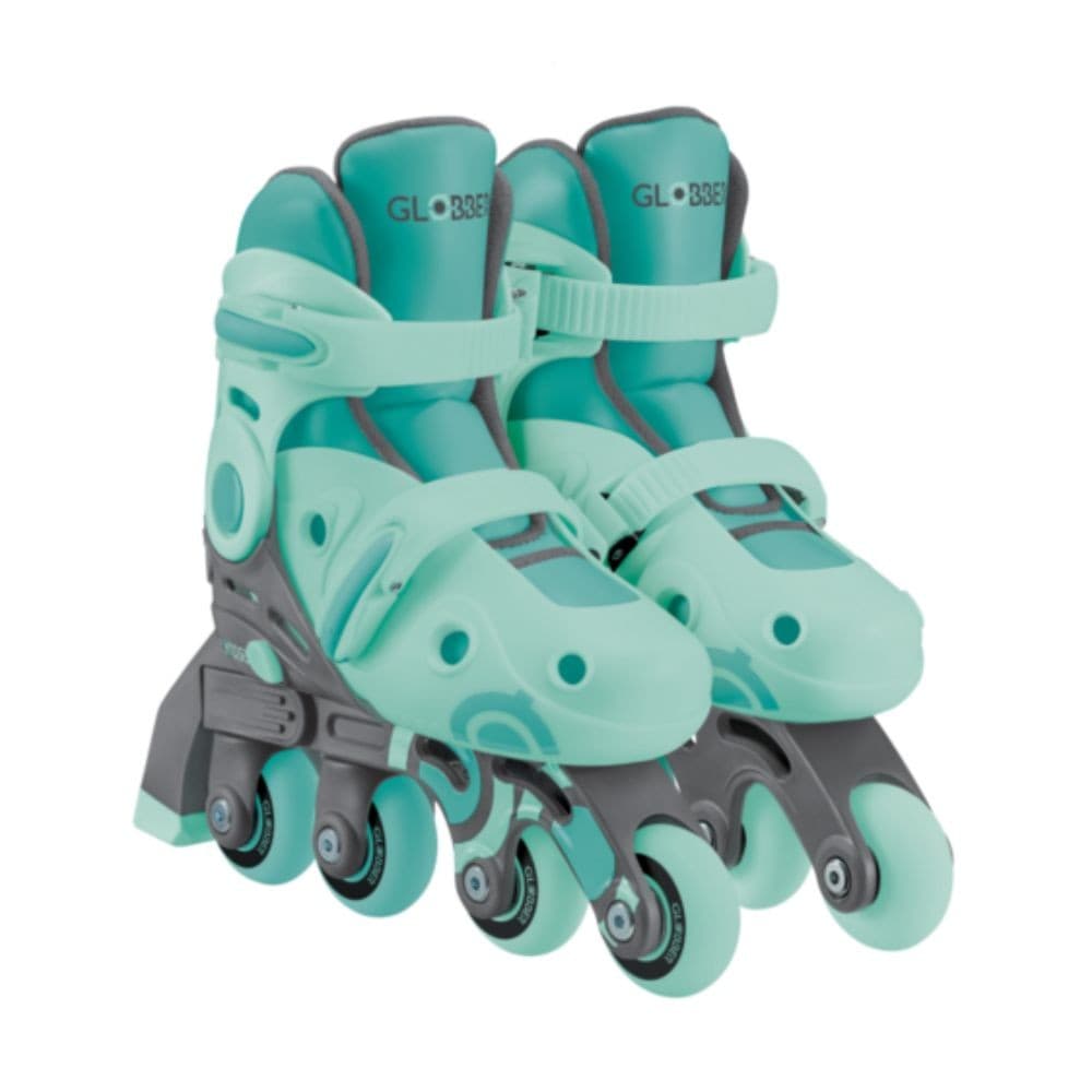 Patins Evolutivos 2 em 1 para Patinar em Linha - Tamanho 26-29 Cor Menta