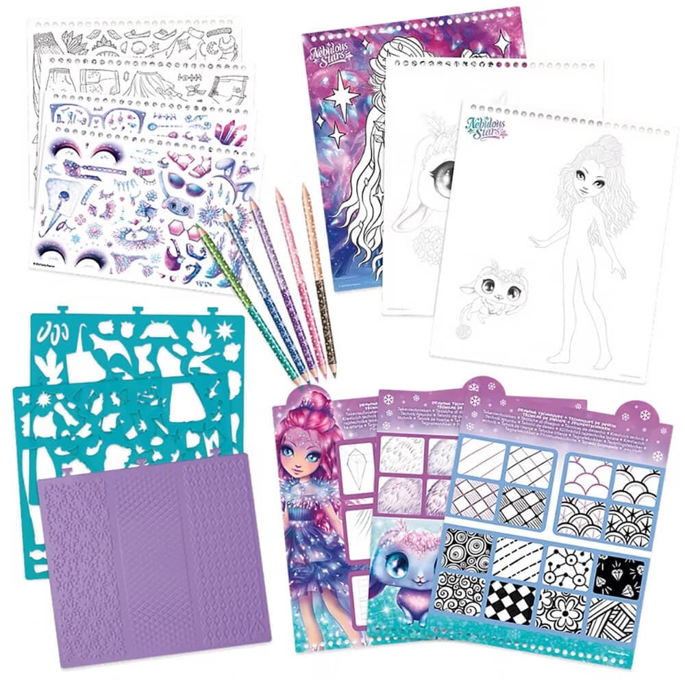 Caderno de Esboços Criativos de Nebulous Stars – Cristalia — vista 2