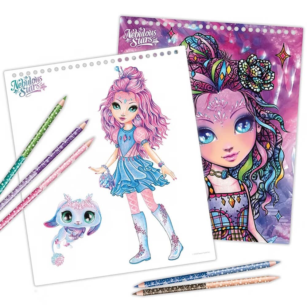 Caderno de Esboços Criativos de Nebulous Stars – Cristalia — vista 3