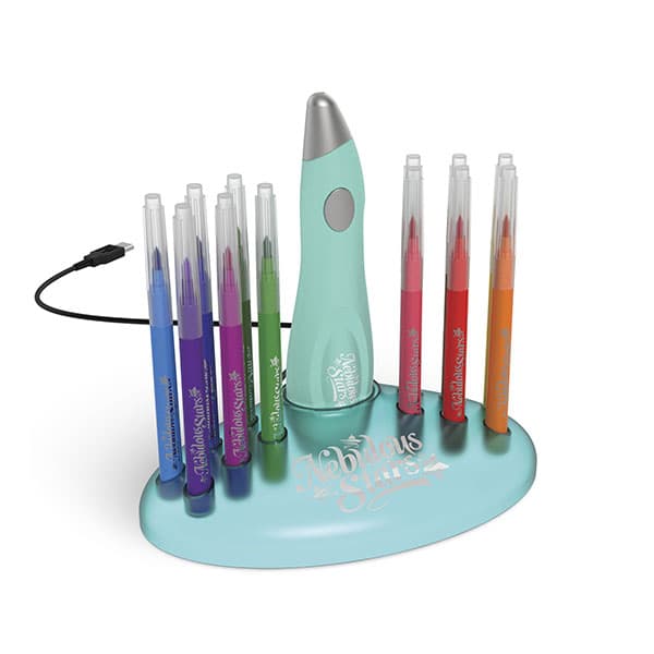 Caneta de Pulverização Elétrica com Moldes e 12 Cores — vista 3
