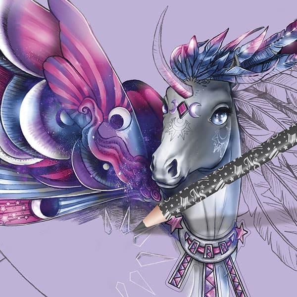 Caderno para Criar Cavalos de Fantasia — vista 3