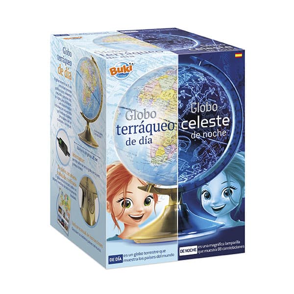Globo Terráqueo Dia e Noite Espanhol — vista 5
