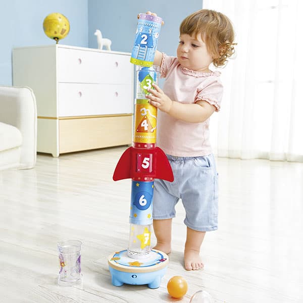 Brinquedo de Empilhar em Forma de Foguete — vista 4
