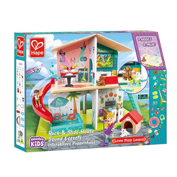 Casinha de Bonecos com Efeitos de Som Rock And Slide — vista 4