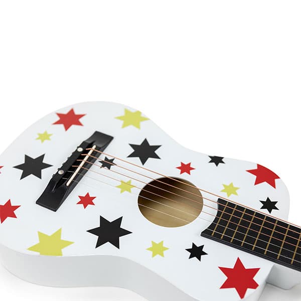 Guitarra de Madeira com Estrelas 75cm — vista 2