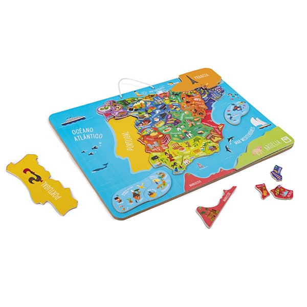 Mapa de Espanha Magnético — vista 2