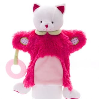 Marionete e Dou Dou Gatinha Rosa 2 em 1