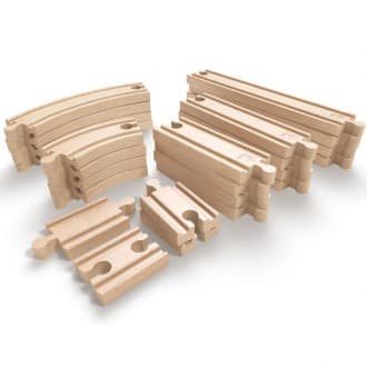 Conjunto de Carris para Aumentar Circuitos de Comboio
