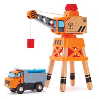 Grua Grande com Camião de Carga