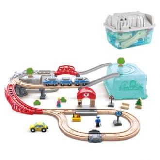 Conjunto de Blocos de Construção Comboio Urbano