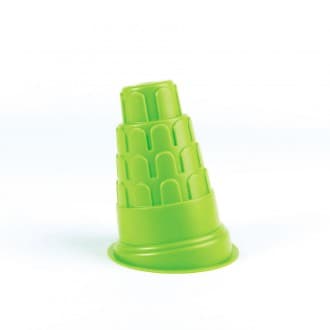 Molde Torre de Pisa Verde para Areia