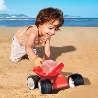 Buggy para a Areia Vermelho