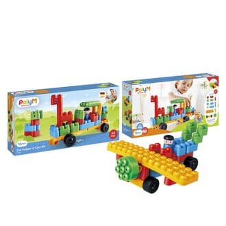 Jogo de Construção Veículos do Zoo