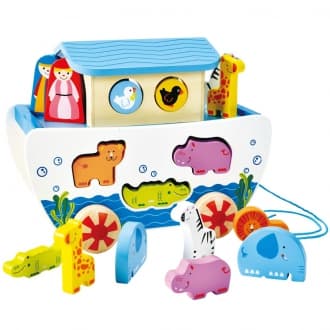 Brinquedo para Arrastar Arca de Noé