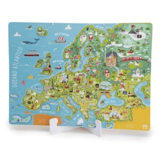Mapa Europeo Magnético de Madeira Italiano