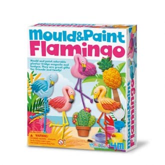 Molda e Pinta Um Flamingo